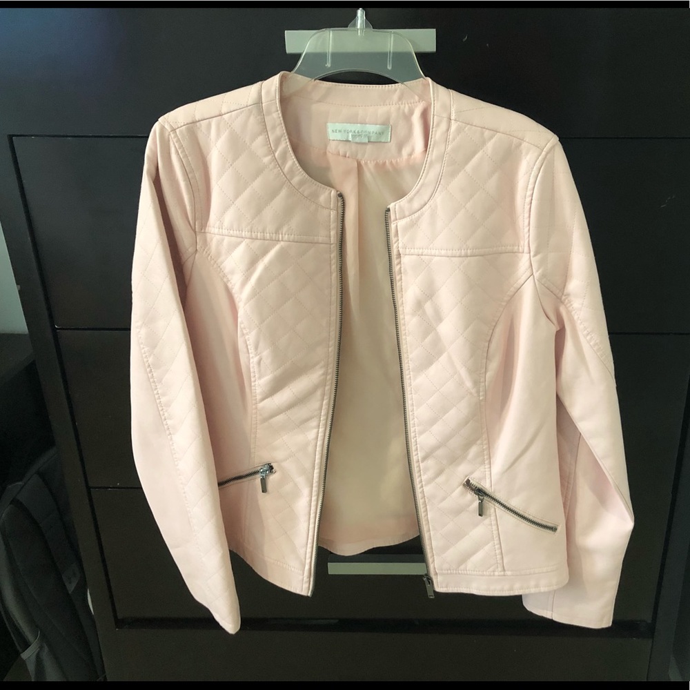 Pink Leather Jacket